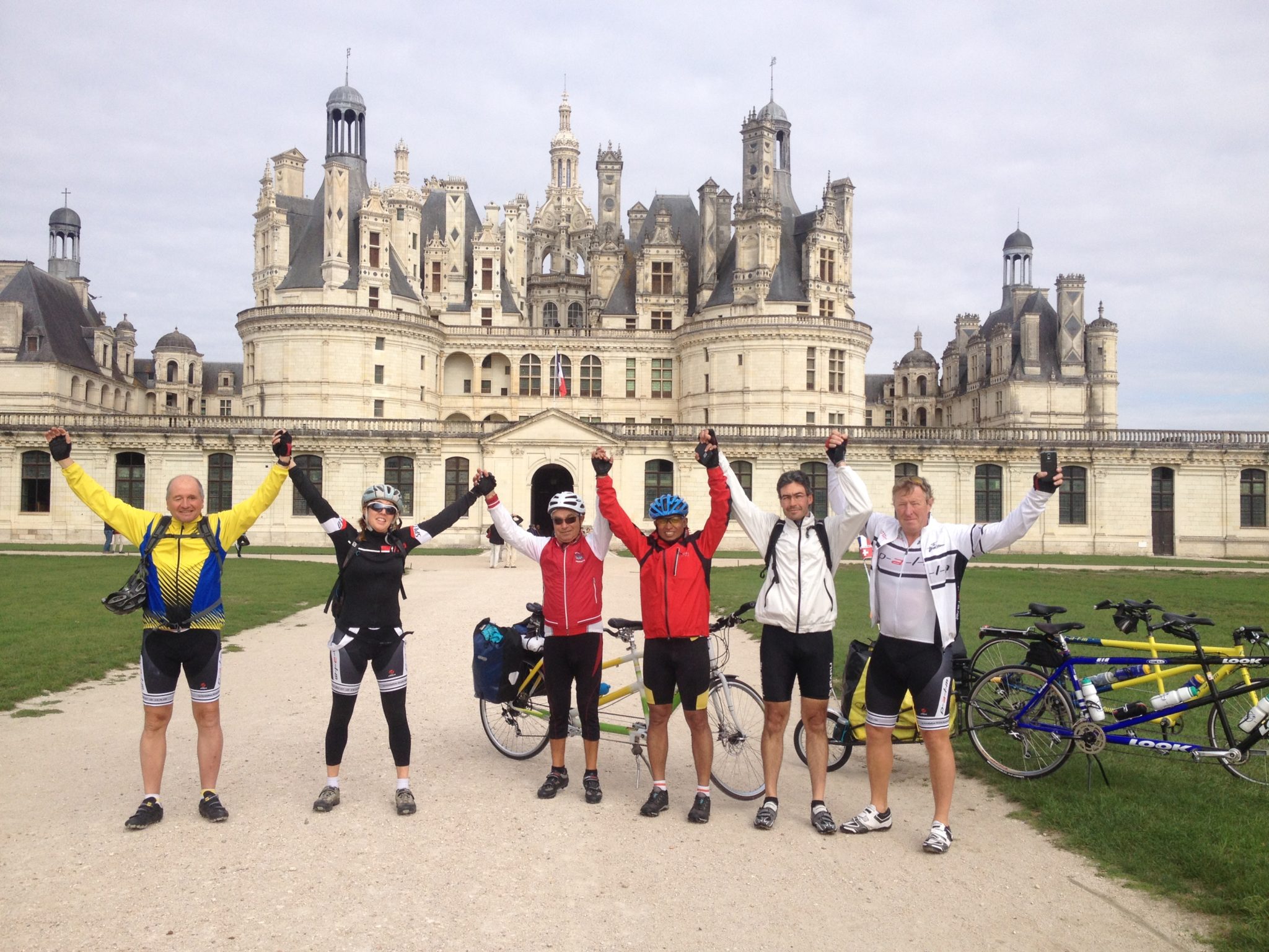 devant le château de Chambord
